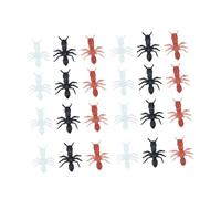 VANZACK 100 Pièces Fourmis Plastique Réalistes Jouets Farce Halloween Décoration Simulation Insectes Effrayants pour Fêtes