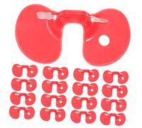VANZACK 100 pièces Lunettes pour Poules Accessoires Picage pour Volailles Protection des Yeux Plastique Durable pour Poules et Poussins Aide à Prévenir Blessures Stress Couleur Aléatoire