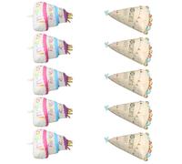 VANZACK 10pièces Ballons Gâteau Anniversaire Aluminium Lot de Ballons Joyeux Anniversaire Décorations de Fête pour Adultes