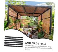 VANZACK 10pièces Barrière Anti-Oiseaux Plastique Piques Portables pour Jardin Et Balcon Protection Chats Pigeons Et Animaux Indésirables