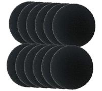 VANZACK 12 pièces Coussinets Filtres Actif pour Poubelle et Aquarium Filtration Anti-Odeur Haute Densité Adaptés Cuisine et Aquarium Remplacements Pratiques