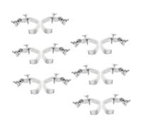 VANZACK 12 pièces Crochets de Lumière Aluminium pour Fixation Truss Pinces Robustes pour Projecteurs et Spots Sécurité Testée pour Éclairage Scène et Événements