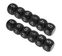 VANZACK 12 pièces Dés Colorés à Faces pour Exercices Mathématiques Aide Pédagogique Arithmétique Jeu Éducatif pour Apprentissage des Calculs pour Classe et Jeux Éducatifs