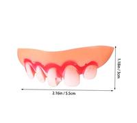 VANZACK 12 pièces Fausses Dents Halloween Style Mixte Accessoires Dentier Zombie et Vampire pour Fête Cosplay Adulte