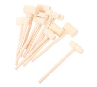 VANZACK 12 Pièces Mini Marteaux Bois pour Garçon Fille Mallet et Sécurisé Outil Multifonctionnel pour Jeux et Pâtisserie Lot de Maillets Éducatifs pour Garçons et Filles