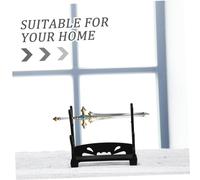 VANZACK 12 Pièces Présentoir pour et Couteaux Noir Support de Rangement Compact et Facile à Installer Organisateur Polyvalent pour Collection et Décoration Intérieure