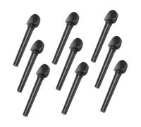 VANZACK 12pcs Mécaniques Noires pour Oud en Ébène Polies Surface Lisse Accessoires de Chevilles pour Accordage Professionnel Instrument Musical