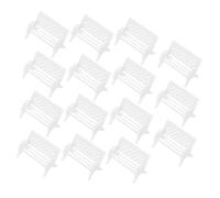 VANZACK 15Pièces Mini Banc de Jardin Miniature pour Maison de Décoration pour Micro Paysage et Accessoires de Maison