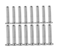 VANZACK 16 pièces Rivets de Réparation pour Parapluie Connecteurs Métalliques pour Renforcement des Arceaux Kit Portable pour Réparation Cadre de Parapluie Accessoires Adaptés Extérieures