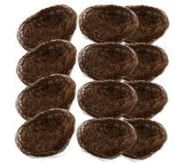 VANZACK 16pièces Nid Oiseau Artisanal Faux Nid Oiseau pour Décoration De Repos pour Jardin Et Maison