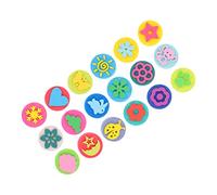 VANZACK 18 pcs de Peinture DIY pour Garçon Fille de D Outils de Graffiti Eva Activités à École Maternelle Styles Mélangés
