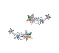 VANZACK 1Paire Boucles Oreilles Étoilées pour Accessoires et Parfaits pour Toutes Occasions