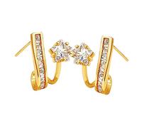 VANZACK 1Paire Boucles Oreilles Étoilées pour Décoratifs et Raffinés Parfaits pour Toutes Occasions