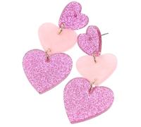 VANZACK 1Paire Boucles Oreilles Pendantes de Cœur pour Femme Élégantes et Parfaites pour Toutes Occasions pour Passion