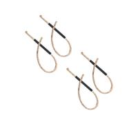 VANZACK 2 Ensembles Corde D'Allumage De Feu Mèche Et Soufflet Allume-Feu De Survie Allume-Feu De Camping Mèche pour Feux De Camp Corde Anti-Brûlure Corde pour Poêle 2 pièces * 2