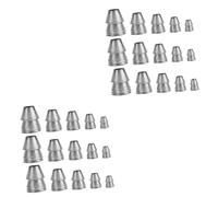 VANZACK 2 Ensembles Outils De Jardinage Petit Manche De Rechange Fournitures Renforcées Coins Accessoire Coin pour Outil Coin en Métal pour Coin De Marteau 25 pièces * 2