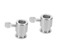 VANZACK 2 Pièces Accessoire Barbecue Rotissoire Métal Chromé Support Équilibrage Broche Tige de Rôtisserie Robuste de Remplacement pour Rotatif Installation Facile Usage Intérieur et