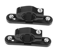 VANZACK 2 pièces Adaptateur pour Porte-bidon Vélo Support de Bouteille à Serrage Solide Compatible Porte-bidon de Selle et Guidon Fixation Robuste pour VTT et Vélo Urbain Accessoire