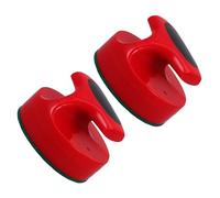 VANZACK 2 Pièces Air Hockey Pushers with Felt Base Ice Hockey Puck Strikers for Quiet Tabletop Game Replacement Handles Family Entertainment