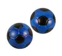 VANZACK 2 pièces Ballon Mousse Foot Silencieux Lot de Balle de Soccer Mousse Douce pour Garçon Fille Jeu Intérieur et Extérieur Sûr et Silencieux pour Appartement et Piscine