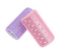 VANZACK 2 Pièces Bigoudis pour Frange sans Chaleur en Plastique, Faciles à Utiliser Manuellement, Style Coréen Doux, Volumisant pour Cheveux Fins la Maison Quotidien