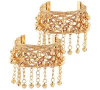 VANZACK 2 Pièces Bracelet de Bras Cloche pour Danseuse Accessoire de Danse Ventre Décor de Bras Parfait pour Costumes de Spectacle