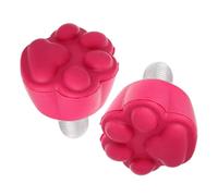 VANZACK 2 Pièces Butées de Patin en Caoutchouc Forme Patte de Chat Protection des Orteils et Installation Facile pour Patins à roulettes Intérieur et Extérieur