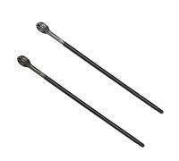 VANZACK 2 pièces Canne de Costume Serpent Lot de Accessoire de Déguisement Halloween Rigide Durable pour Fête et Jeu Garçon Fille Or et