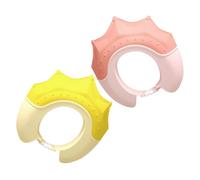 VANZACK 2 pièces Casquette de Bain Garçon Fille Silicone Ajustable Chapeau de Étanche avec Protection Oreilles et Yeux Bonnet Léger pour Garçon et Fille Accessoire Pratique pour
