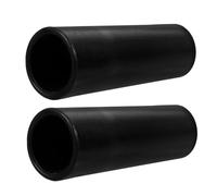 VANZACK 2 pièces Couvre Embouts Parapluie Accessoires de Réparation pour Manches de Parasol Protection Chocs Adapté Aux Parapluies à Manche Droit Noir