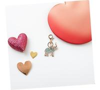 VANZACK 2 Pièces Cute Alloy Elephant Keychains Set And Animal Pendant For Car Wallet Bag Charm Versatile Decoration For Home Office Travel