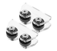 VANZACK 2 pièces Détecteur de Rectitude pour Queue Billard Snooker Outil Précis à roulettes Compatible Queues Multiples Accessoire Professionnel pour Équilibrage Tête et Talon Lot
