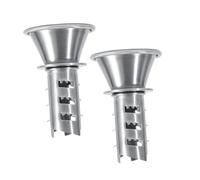 VANZACK 2 pièces Extracteur Manuel Inox Portable Agrumes pour Jus Frais Facile Outil de Presse Fruit pour Cuisine et Maison 2pcs