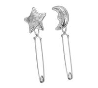 VANZACK 2 pièces Filtre à Thé Acier Inoxydable Étoile et Lune Infuseur à Thé Vrac Clip Facile à Nettoyer pour Tasses et Théières