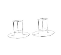 VANZACK 2 Pièces Grille De Poulet Rôti De Galvanoplastie Rôtissoire Étagère Rack De Poulet Support De Rôtissage pour Barbecue Rack De Grille De Poulet Support De Poulet Placage