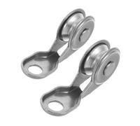 VANZACK 2 Pièces Kite Enrouleur de Corde Petit Moulinet de cerf-Volant Enrouleur de Ligne de Support de cerf-Volant Jouets à Vent Acier Inoxydable