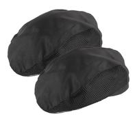 VANZACK 2 pièces Lot de Toques de Chef Réutilisables et Lavables pour Femme et Homme Filet Respirant Anti-cheveux Couvre-chef Professionnel pour Cuisine Restauration et Services