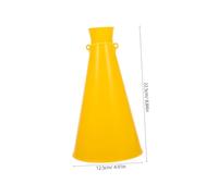 VANZACK 2 pièces Megaphone Portable Jaune Corne de Supporter Bruyante Plastique Accessoire Fête et Animation Sportive pour Encouragement et Ambiance