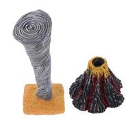 VANZACK 2 Pièces Modèle Scientifique Naturel et Tornade Réaliste Décoration Éducative pour Table Jeu Exploration des Catastrophes Naturelles Stem pour Garçon Fille à et Classe