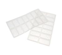 VANZACK 2 Pièces Moule Manuel Soi-même pour Dominos en Silicone | Projet Créatif Diy, Matrice Lavable et Réutilisable, Aspect Soigné, Usage pour Moulage Époxy