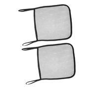 VANZACK 2 pièces Organisateur poussette suspendu filet de rangement haute capacité bandoulière pour landau pratique pour couches et jouets noir 2pcs