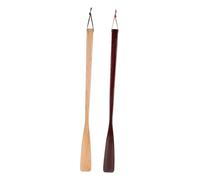 VANZACK 2 pièces Pied Bois Ergonomiques Outils pour Enfiler Chaussures sans Effort pour Hommes et Femmes