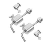 VANZACK 2 Pièces Poids Contrepoids Rôtisserie INOX pour Barbecue Stable et Kit pour Équilibrage Broche et Rôtissage Uniforme