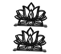 VANZACK 2 pièces Porte-serviettes Métal Lotus Support Autoportant Distributeur Papier pour Table Cuisine Salon Élégant et Pratique
