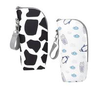 VANZACK 2 Pièces pour Biberon Poche Isolante Portable pour Lait Infantile Organiseur de Bouteilles pour Parents Protection Thermique pour Repas