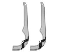VANZACK 2 Pièces Protège-chaîne pour Vélo VTT et Route en Plastique Noir, Résistant à l'huile la Boue, Fonction Protectrice Portable pour Accessoires de Vélo