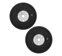 VANZACK 2 Pièces Pulley Wheel for Stationary Bike Fitness Equipment Noise-reducing Drive Belt Disc Replacement Easy Installation