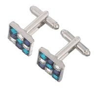 VANZACK 2 Pièces Square Crystal Shirt Cufflinks For Men Rhinestone French Cuff Studs Suit Buttons For Wedding Business Birthday Anniversary