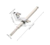 VANZACK 2 Pièces Support de Battement Double Pédale de Grosse Caisse Connecteur Tige de Transmission Adaptable pour Batterie Jazz et Percussion
