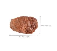 VANZACK 20 Pièces Simulation Food Toy PVC Fake Beef Blocks Realistic Artificial Meat Models for Role Play and Sensory Education